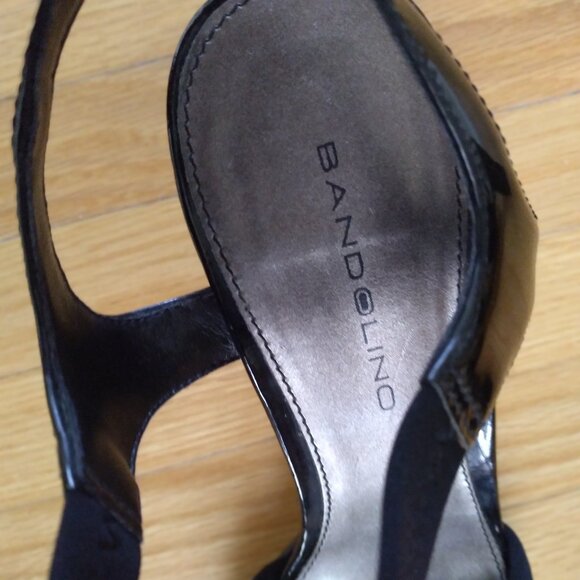 Elegant Black High Heels Sandals, Bandolino, Size - 8 M - Picture 6 of 7